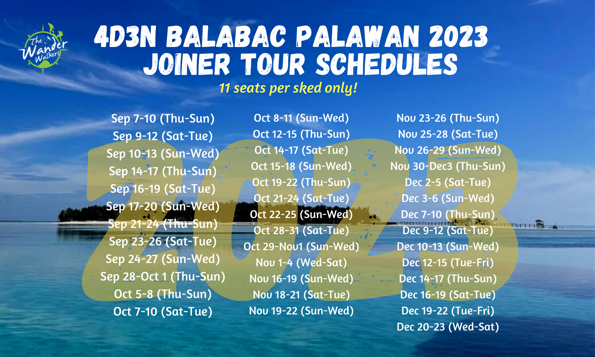 balabac tour package 2023